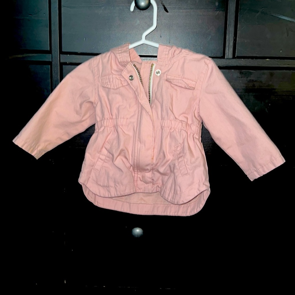 Baby pink 6-12 months Old Navy jacket.